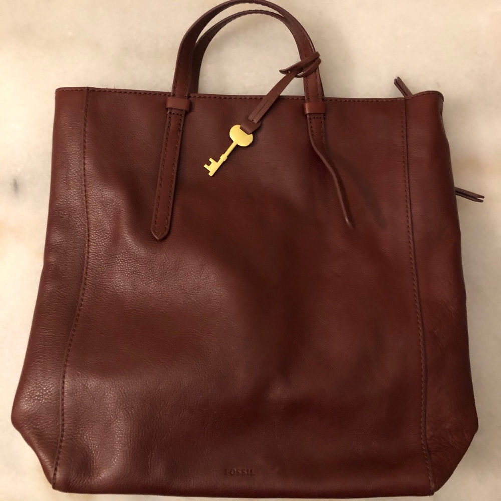 Fossil Camilla Convertible Large Leather Backpack